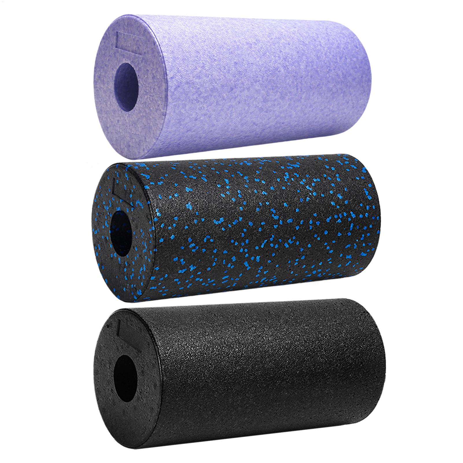Vibrating Foam Roller - โฟมโรลเลอร์โยคะ โฟมโรลเลอร์สำหรับหลัง โฟมโรลเลอร์แบบกลวง แกนโฟมความแข็งสูง สำหรับนวดกล้ามเนื้อ ช่วยผ่อนคลายกล้ามเนื้อทั่วร่างกาย