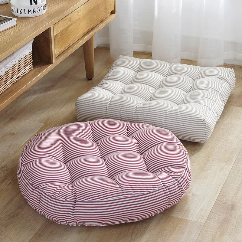 Meditation Cushion Zafu - 1 ชิ้นรอบเบาะนุ่มสํานักงานเก้าอี้เบาะ Tatami สมาธิเบาะโซฟาโยนหมอนโยคะชั้น Mat Decor