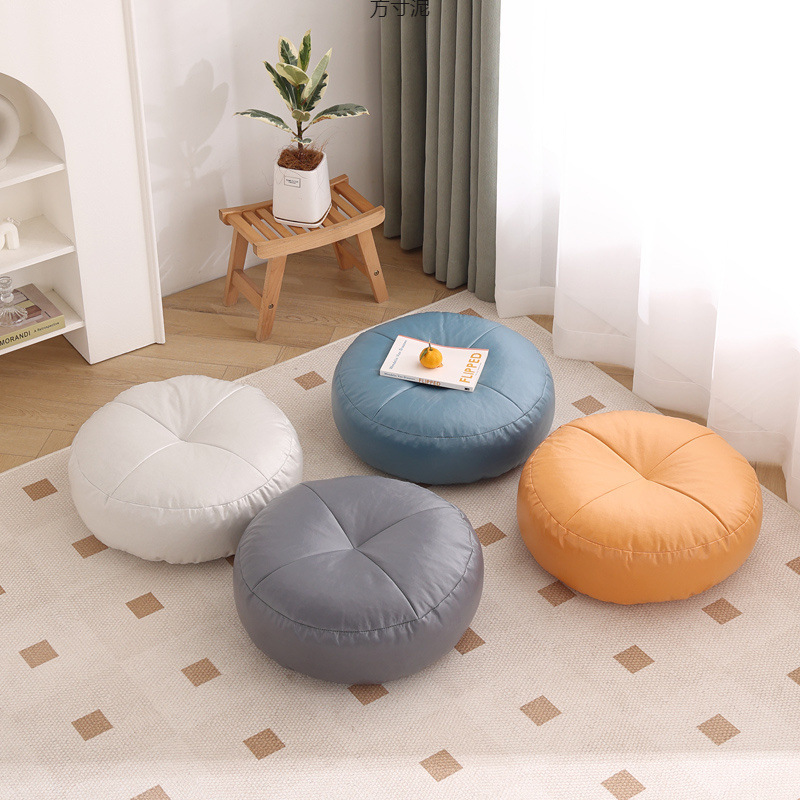 Meditation Cushion Zafu - เบาะรองนั่งแบบหนา แผ่นรองเสื่อทาทามิทรงกลม เบาะนั่งพักผ่อนสำหรับอ่านหนังสือ นั่งพื้น