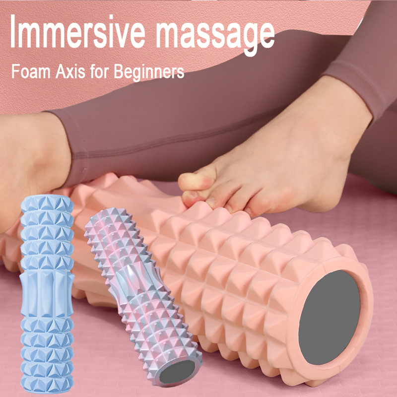 Vibrating Foam Roller - ลูกกลิ้งโฟม EVA สำหรับนวดหลัง บรรเทาอาการปวดหลัง ฟิตเนส โยคะ