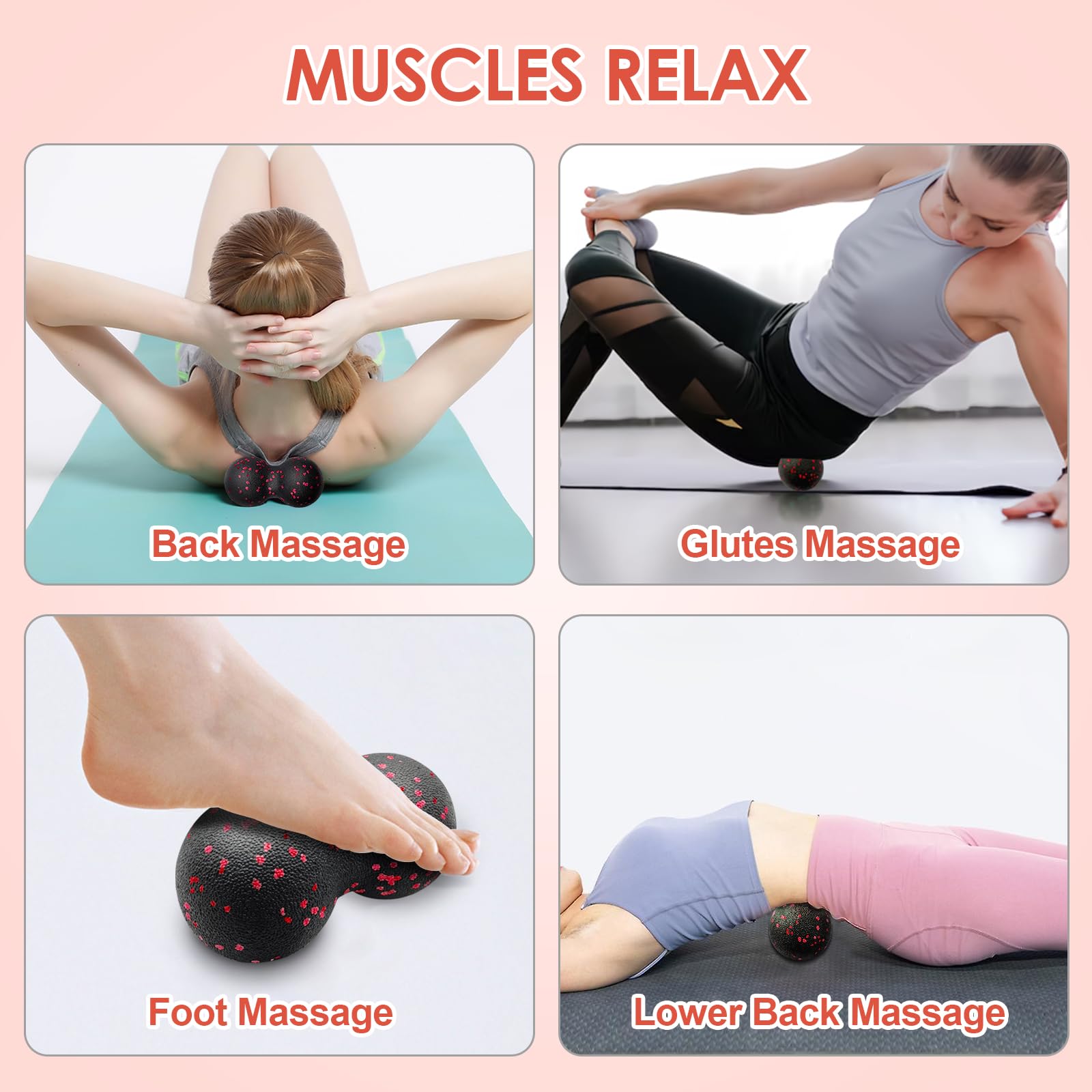 Hollow โยคะ Roller นวดถั่วลิสง - Vibrating Foam Roller บทวิจารณ์และราคา