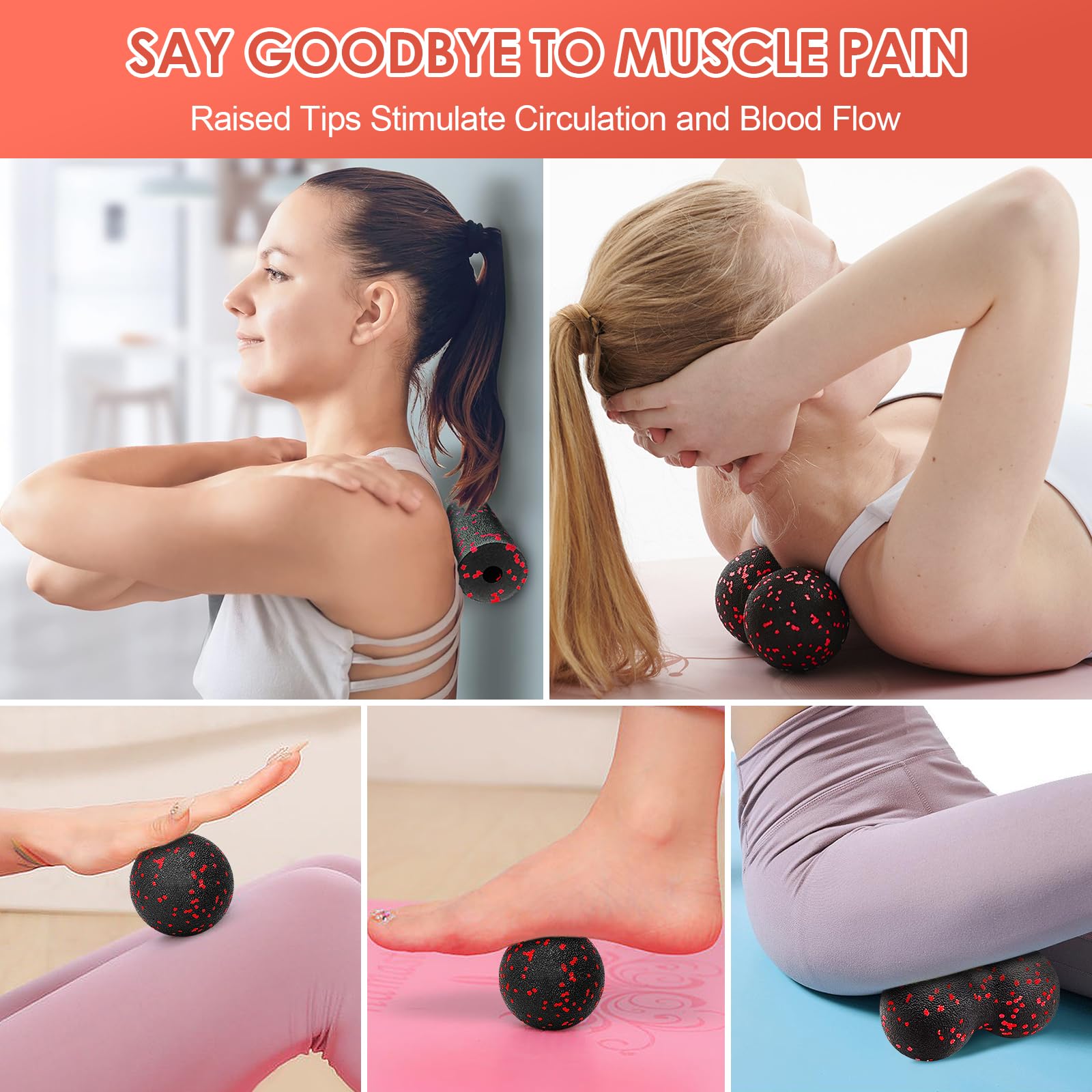 Hollow โยคะ Roller นวดถั่วลิสง - Vibrating Foam Roller บทวิจารณ์และราคา