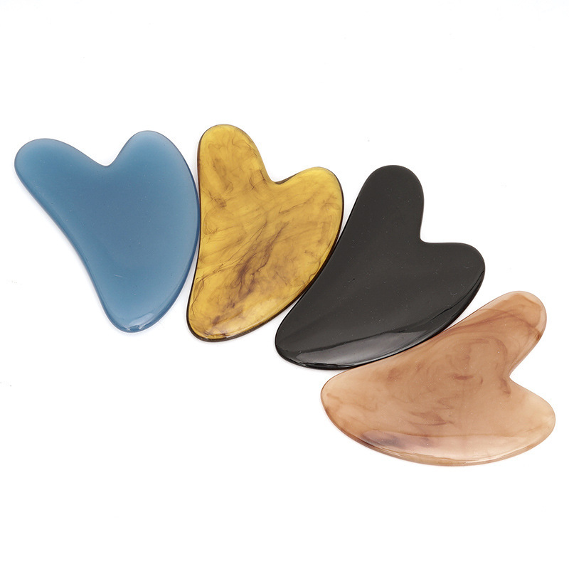 หินกัวซาโรสควอตซ์รูปหัวใจร้อน, - Jade Gua Sha Tool บทวิจารณ์และราคา