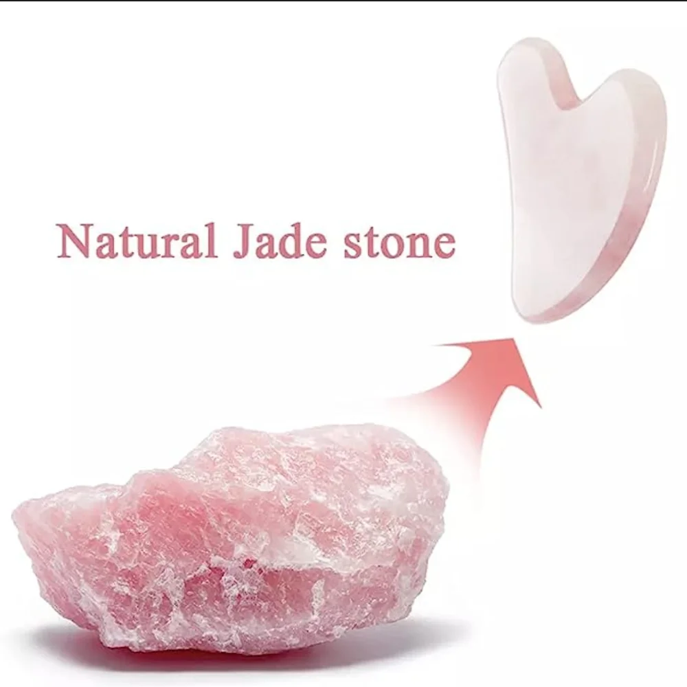 กัวซาโรสควอตซ์สำหรับนวดหน้า เค - Jade Gua Sha Tool บทวิจารณ์และราคา