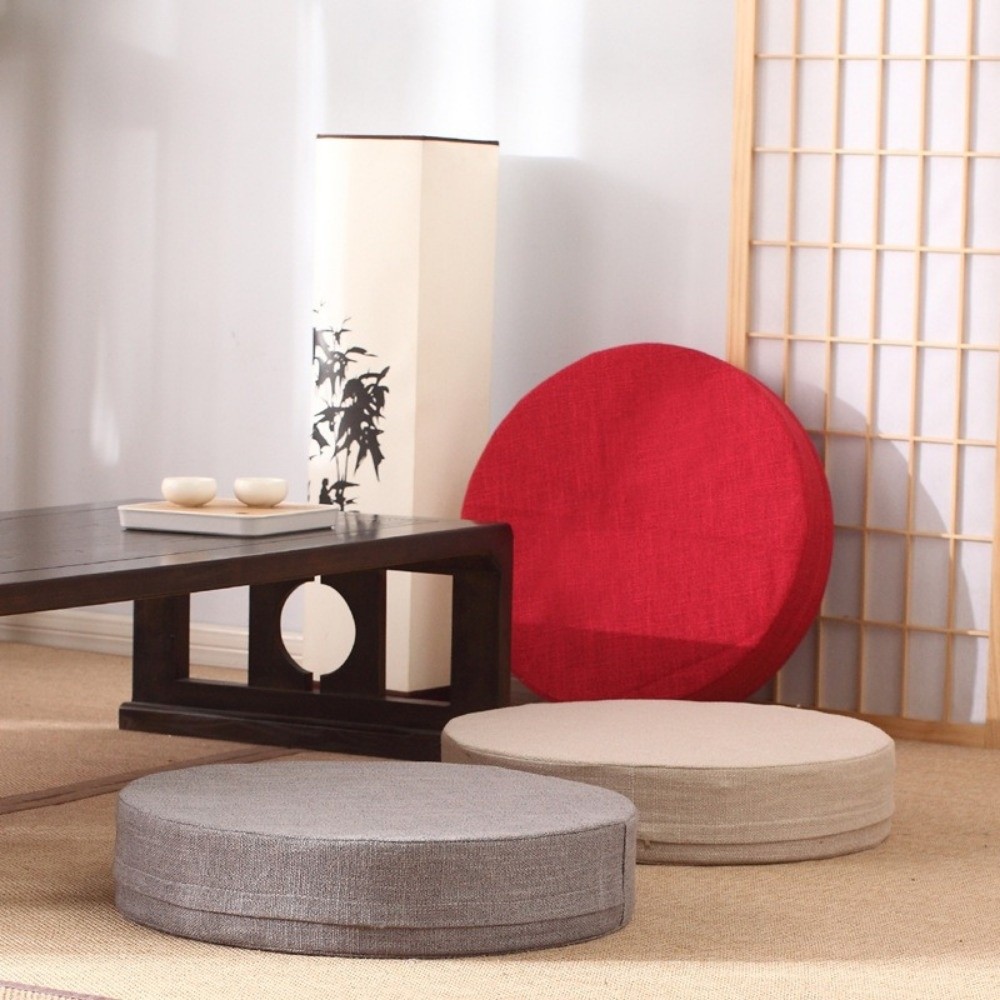 เบาะนั่งสมาธิทรงกลมแบบทาทามิ ข - Meditation Cushion Zafu บทวิจารณ์และราคา