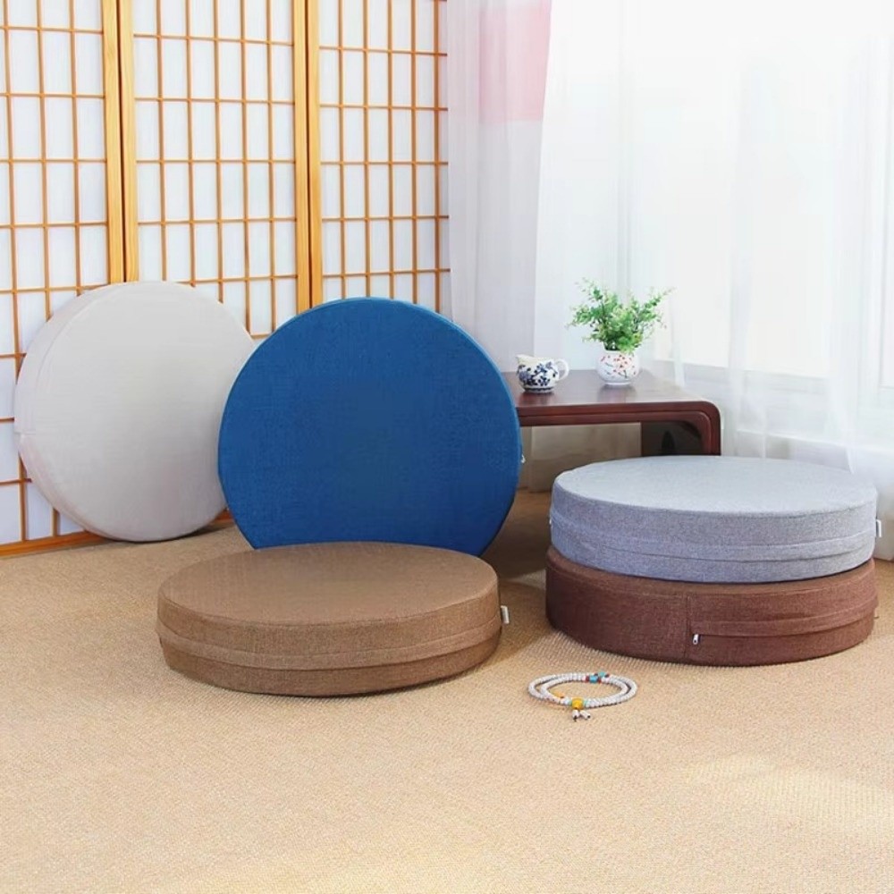 เบาะนั่งสมาธิทรงกลมแบบทาทามิ ข - Meditation Cushion Zafu บทวิจารณ์และราคา