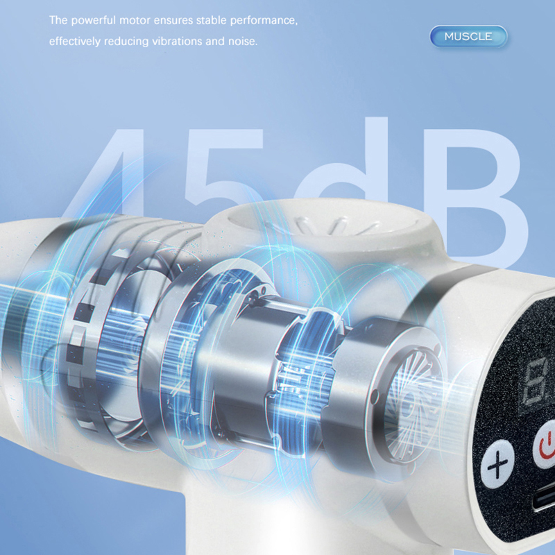 ปืนนวดกล้ามเนื้อพร้อมหัวนวด 12 - Massage Gun Deep Tissue บทวิจารณ์และราคา