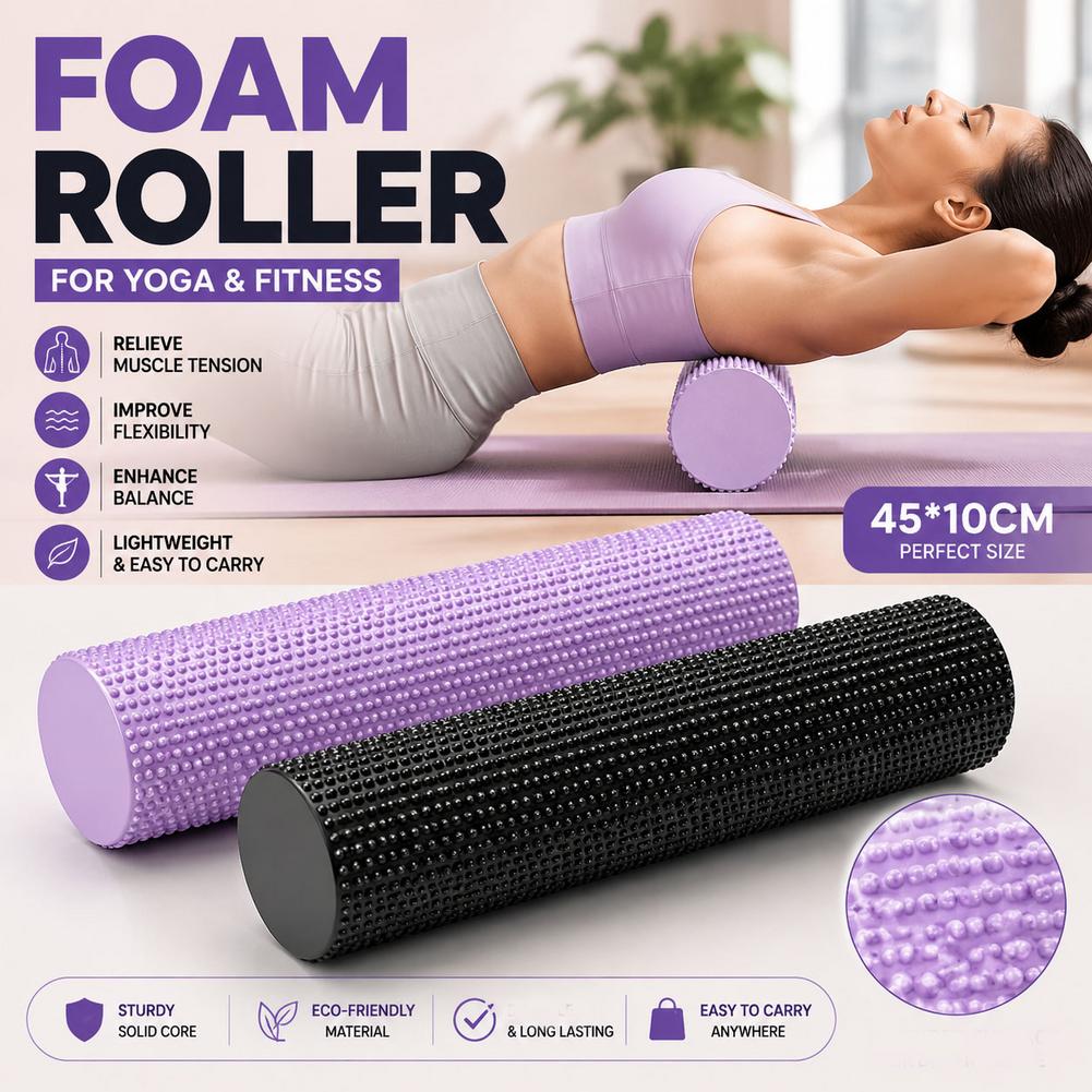 ลูกกลิ้งโฟมโยคะ EVA ความหนาแน่ - Vibrating Foam Roller บทวิจารณ์และราคา