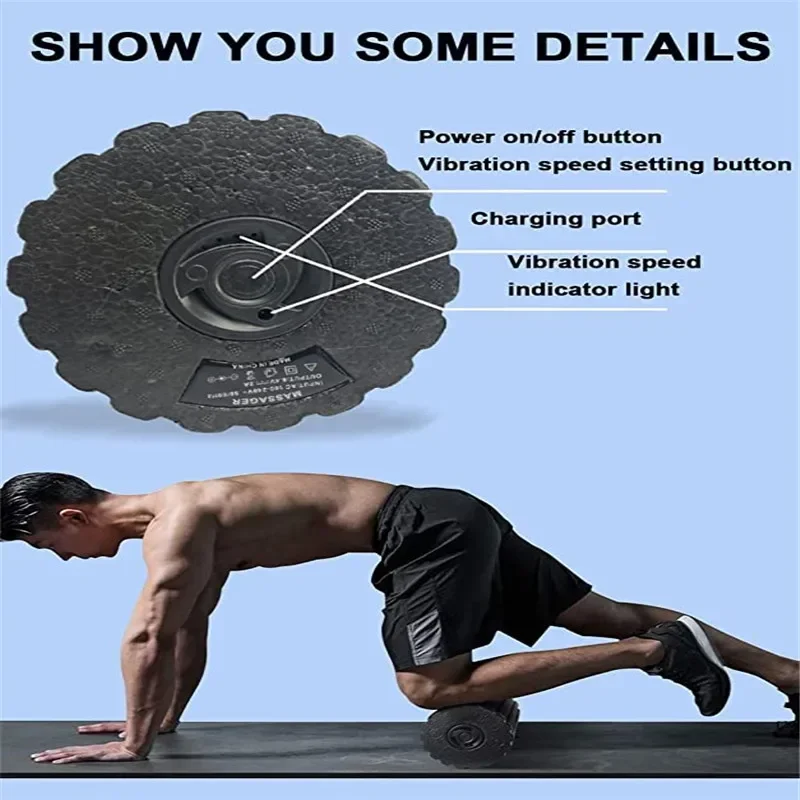 4-Speed Vibrating โยคะไฟฟ้านวด - Vibrating Foam Roller บทวิจารณ์และราคา