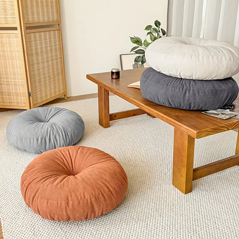 สไตล์โมเดิร์น Corduroy หนานุ่ม - Meditation Cushion Zafu บทวิจารณ์และราคา