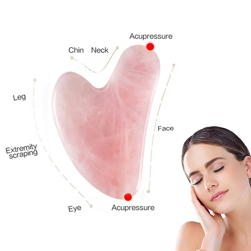 เครื่องมือกัวซาหินหยกธรรมชาติ  - Jade Gua Sha Tool บทวิจารณ์และราคา