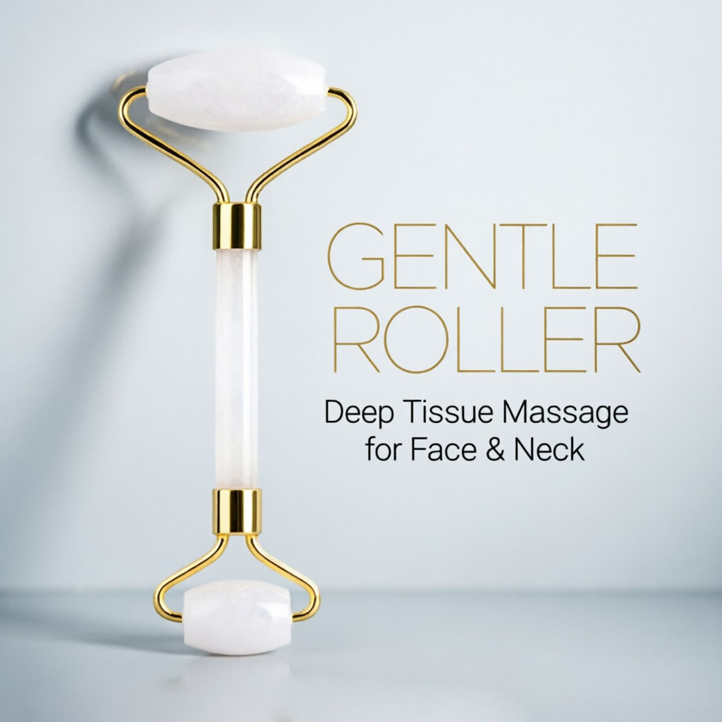 หินกัวซาหยกขาวธรรมชาติ  ลูกกลิ - Jade Gua Sha Tool บทวิจารณ์และราคา