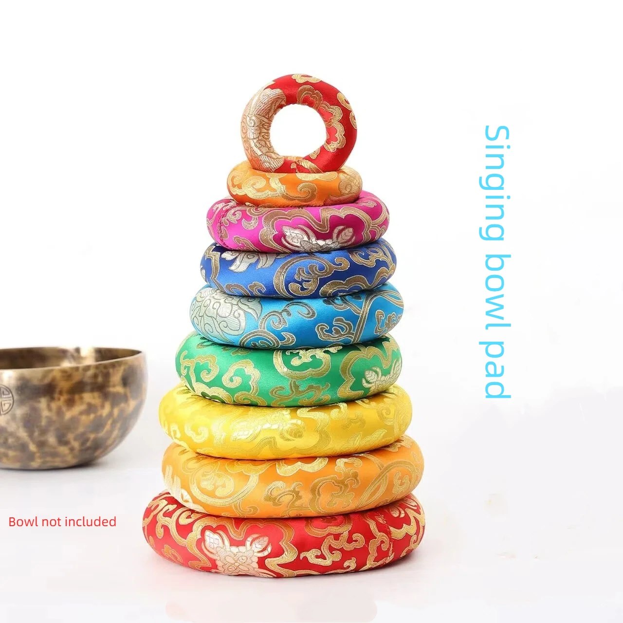 เบาะรองนั่งผ้าไหมเนื้อโบรเคด 1 - Meditation Cushion Zafu บทวิจารณ์และราคา