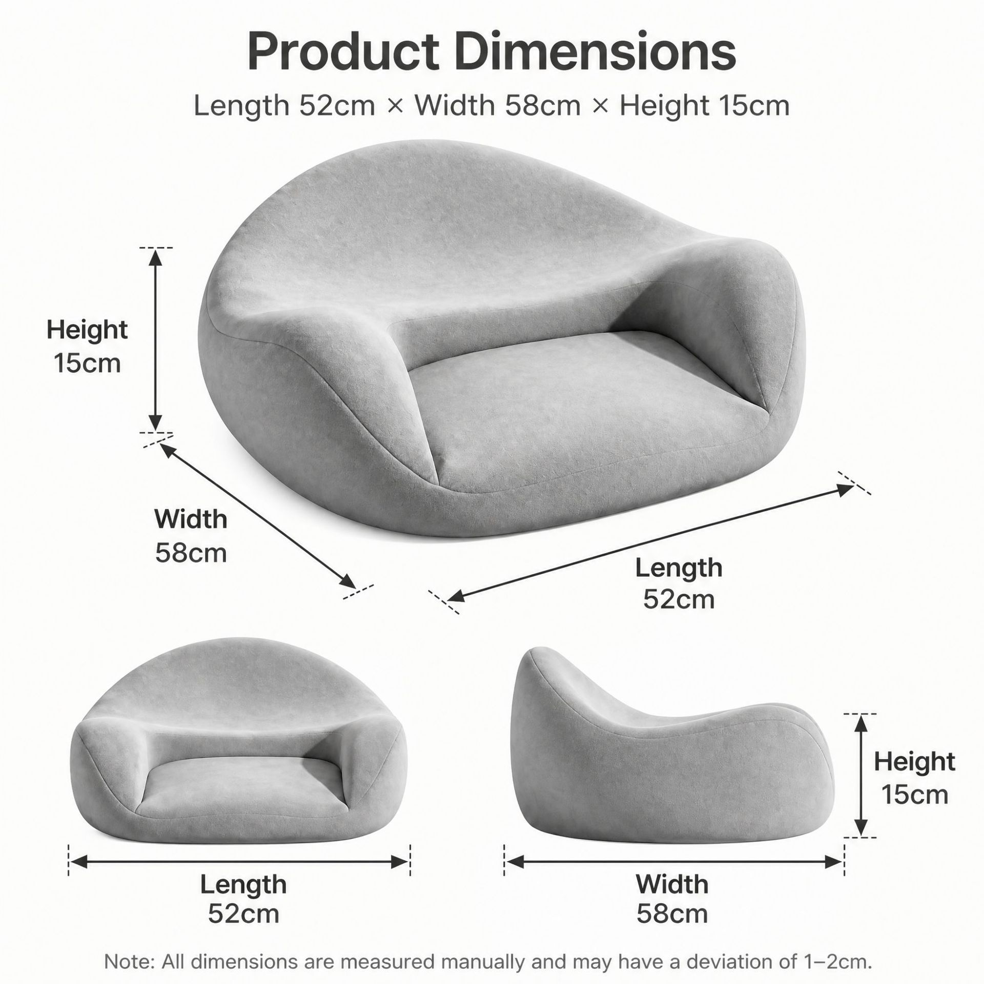 เบาะรองนั่งสมาธิเมมโมรี่โฟม พร - Meditation Cushion Zafu บทวิจารณ์และราคา