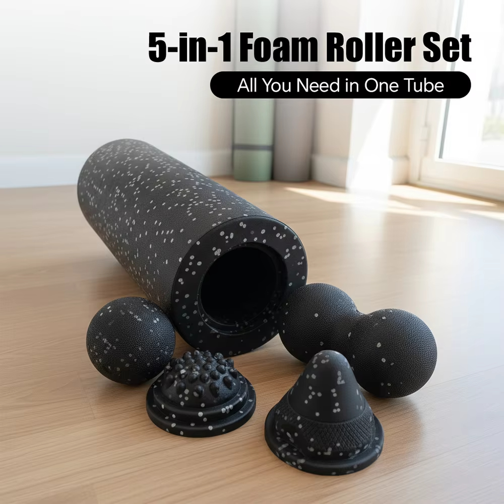 ชุดลูกกลิ้งนวดฟาสเชีย 5-in-1 ช - Vibrating Foam Roller บทวิจารณ์และราคา