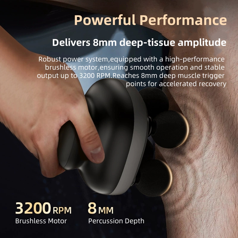 ปืนนวดกล้ามเนื้อแบบมือถือ 4 หั - Massage Gun Deep Tissue บทวิจารณ์และราคา